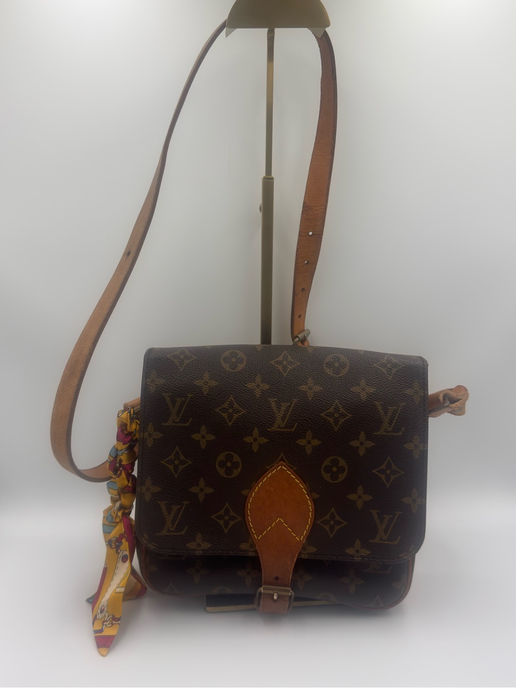 Louis Vuitton Monogram Cartouchiere Crossbody Bag - Vintage